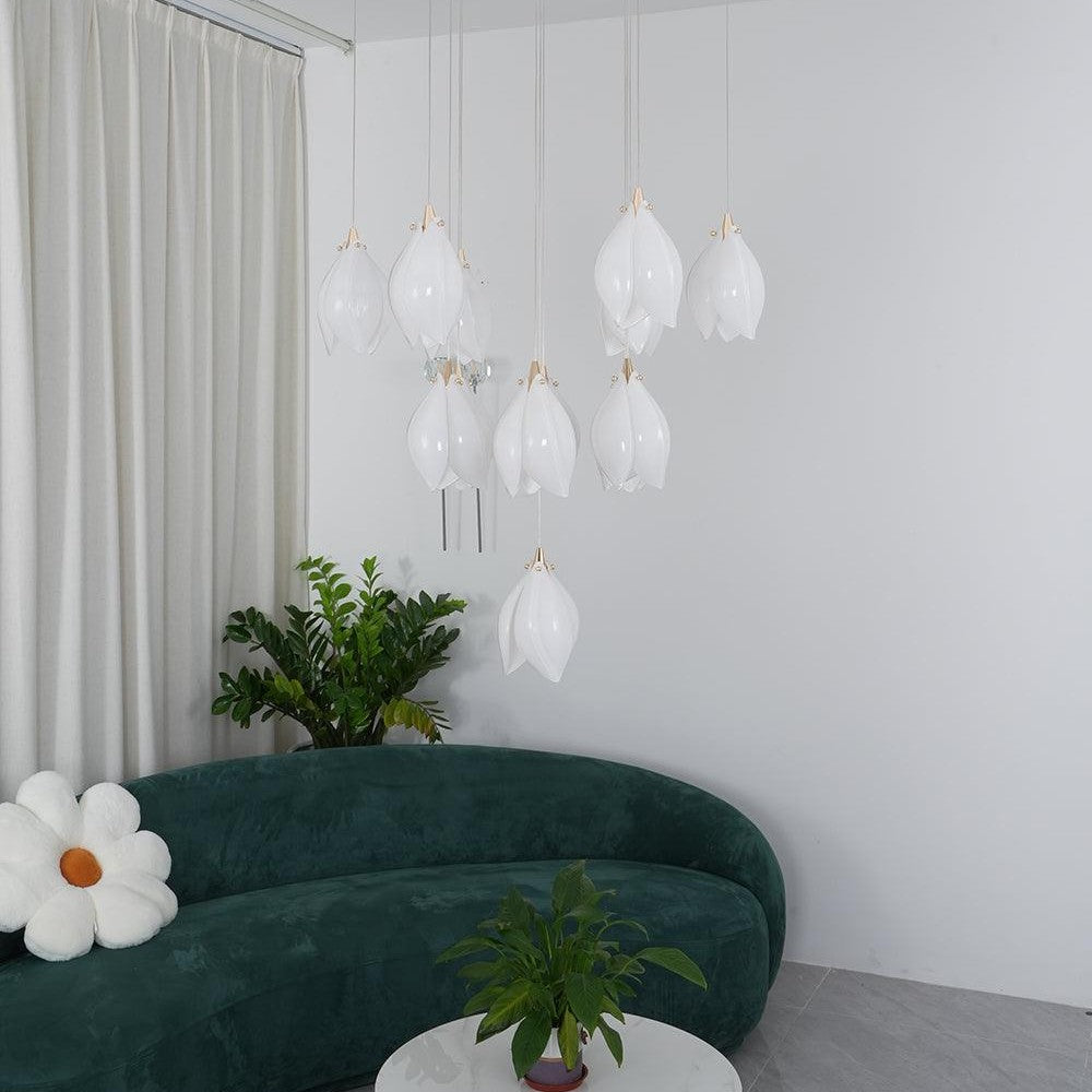 Celeste Flora Ceiling Pendant Lighting Lobby