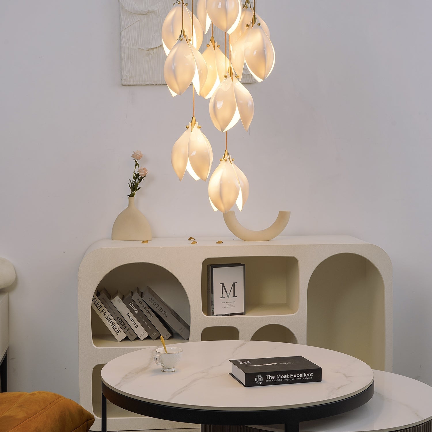 Celeste Flora Ceiling Pendant Lighting Lobby