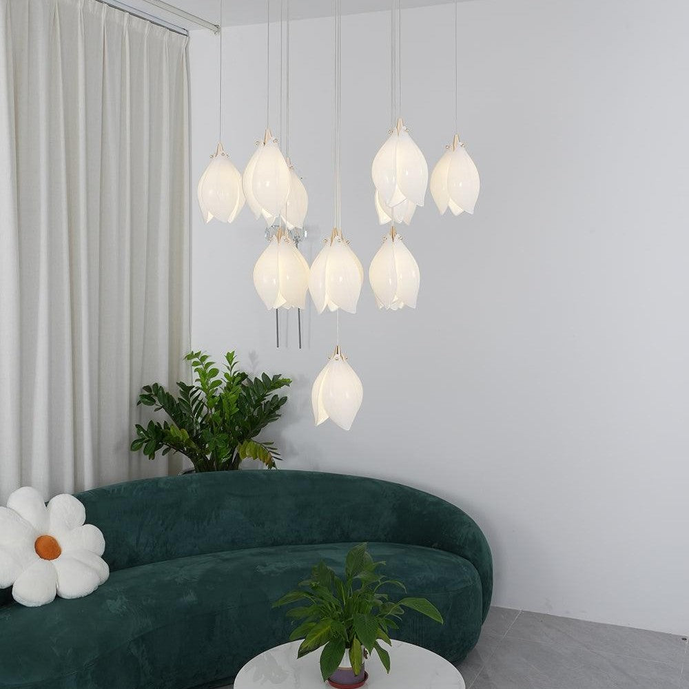 Celeste Flora Ceiling Pendant Lighting Lobby