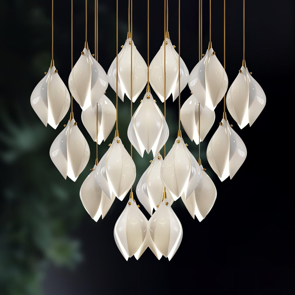 Celeste Flora Ceiling Pendant Lighting Lobby