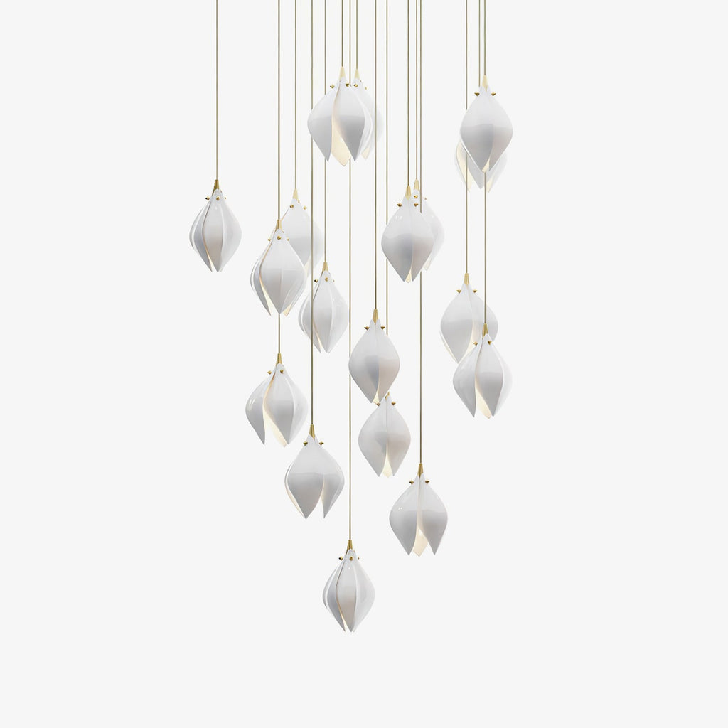 Celeste Flora Ceiling Pendant Lighting Lobby