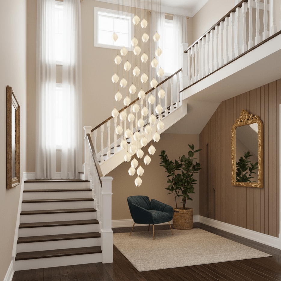 Celeste Flora Ceiling Pendant Lighting Lobby