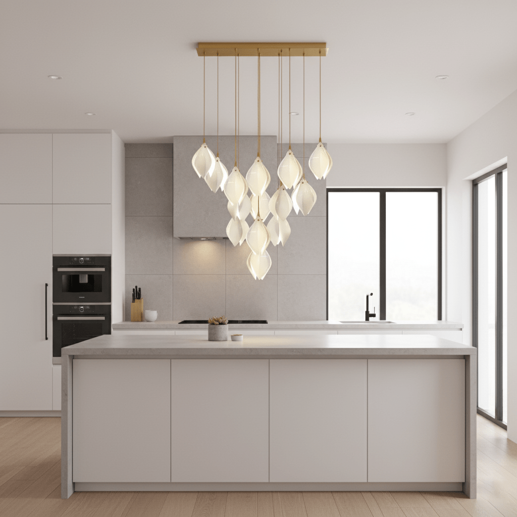 Celeste Flora Ceiling Pendant Lighting Lobby