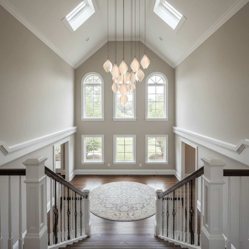 Celeste Flora Ceiling Pendant Lighting Lobby