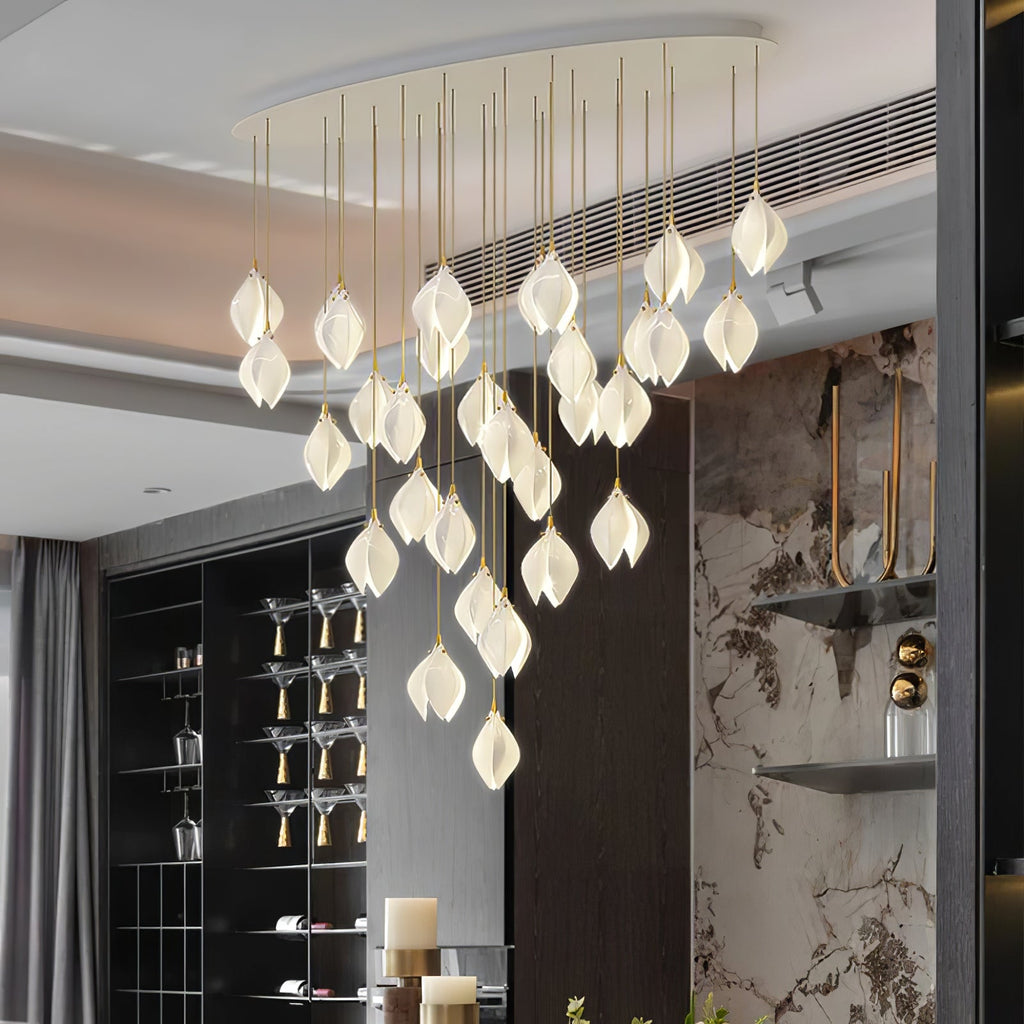 Celeste Flora Ceiling Pendant Lighting Lobby