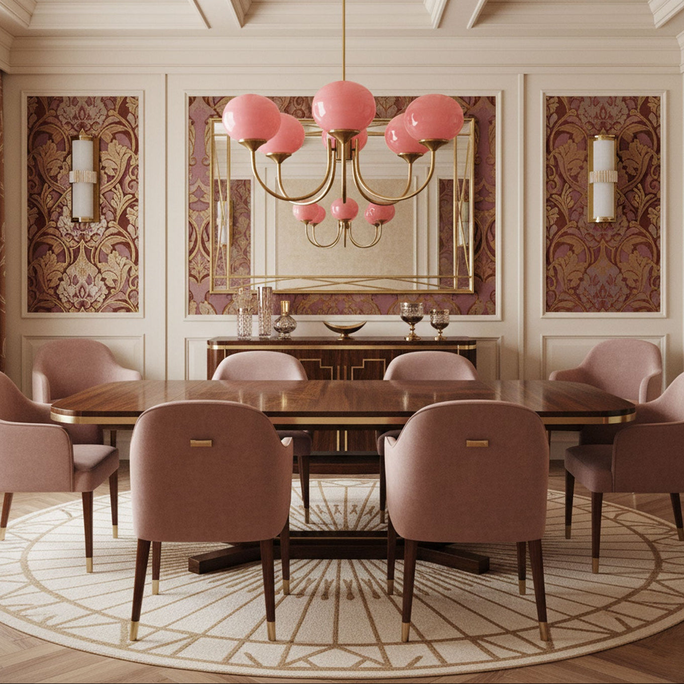 Chandelier Ceiling Suspension Lighting Lobby