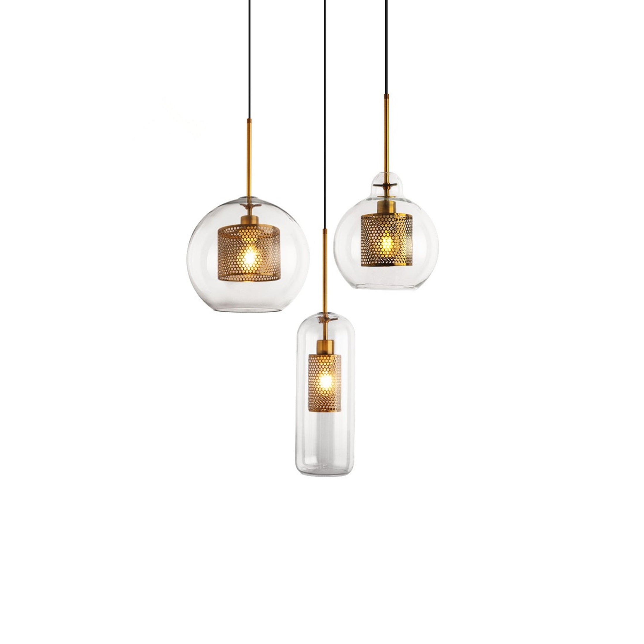 Chiswick Glass Ceiling Suspension Light Lighting Lobby