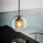 Chiswick Glass Ceiling Suspension Light Lighting Lobby