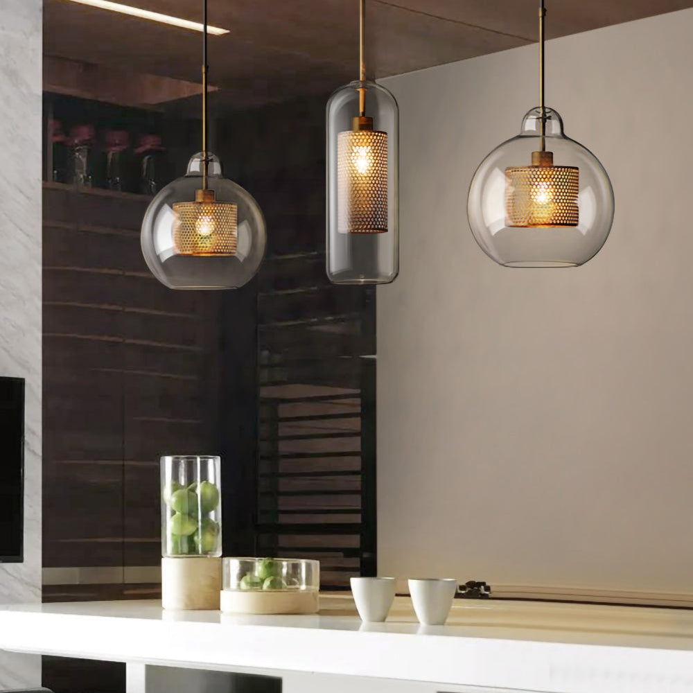 Chiswick Glass Ceiling Suspension Light Lighting Lobby
