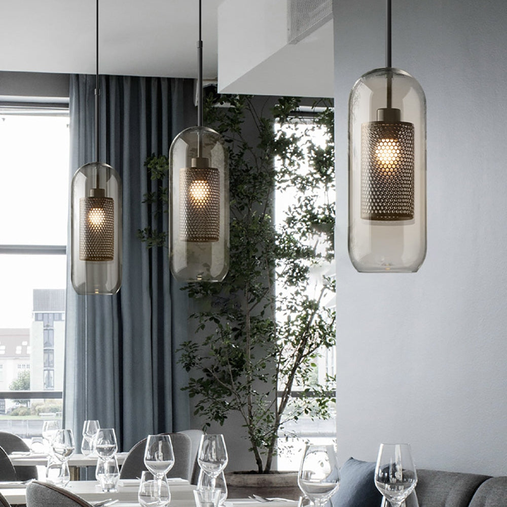 Chiswick Glass Ceiling Suspension Light Lighting Lobby