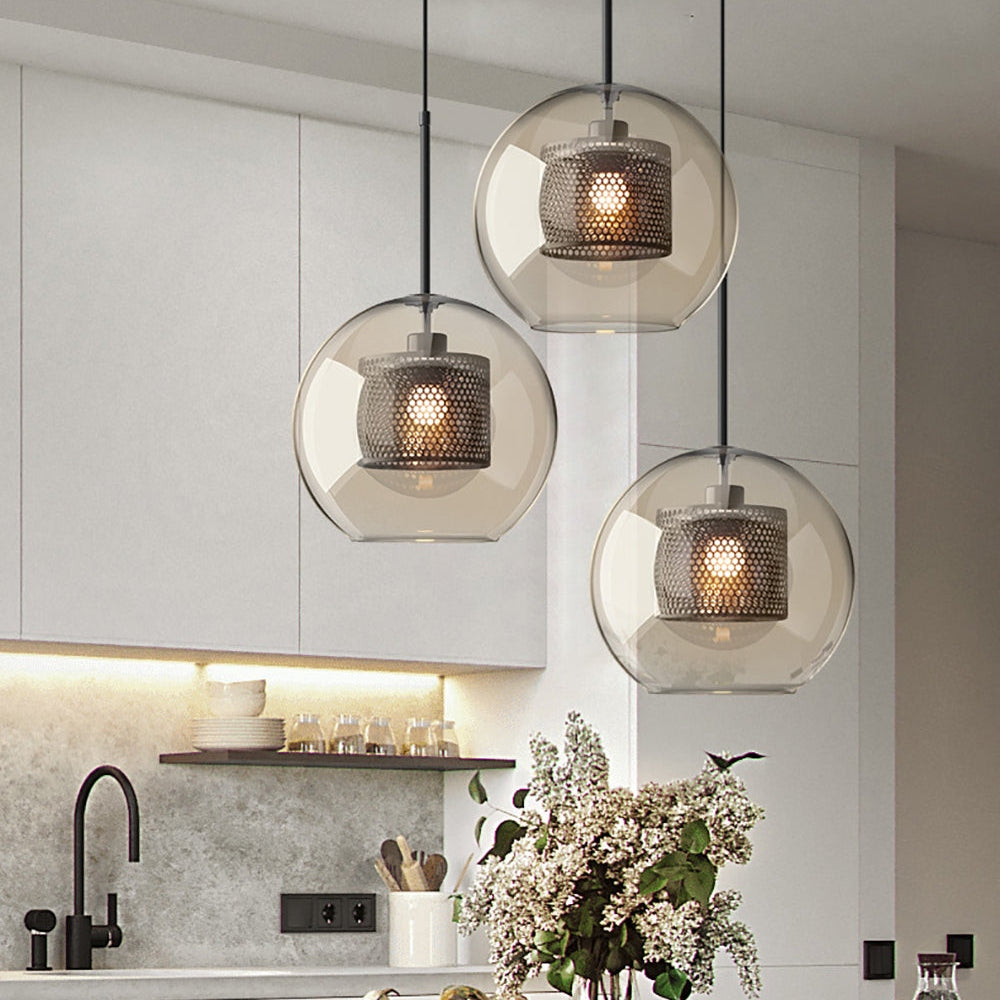 Chiswick Glass Ceiling Suspension Light Lighting Lobby
