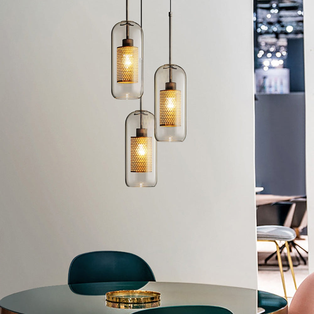 Chiswick Glass Ceiling Suspension Light Lighting Lobby