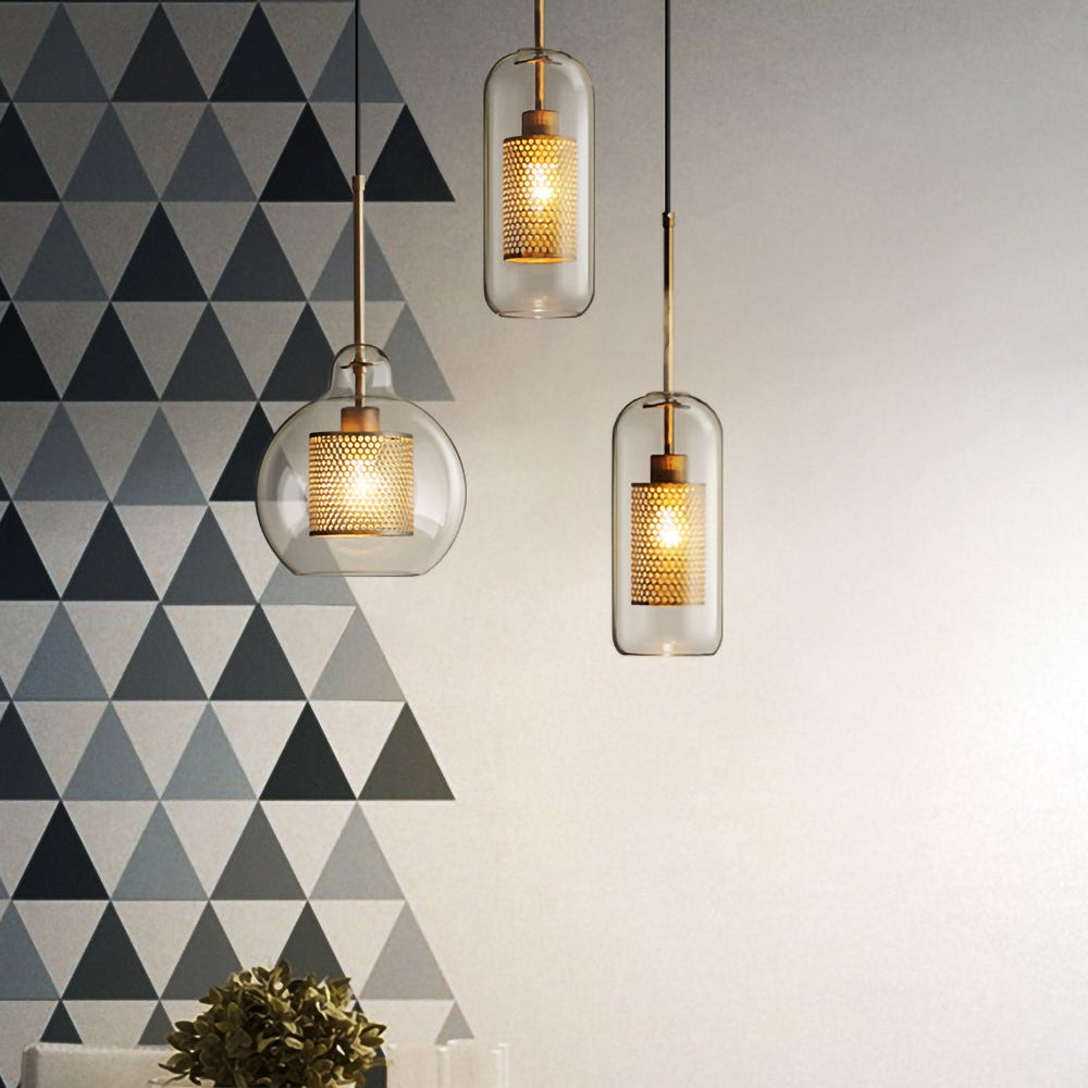 Chiswick Glass Ceiling Suspension Light Lighting Lobby