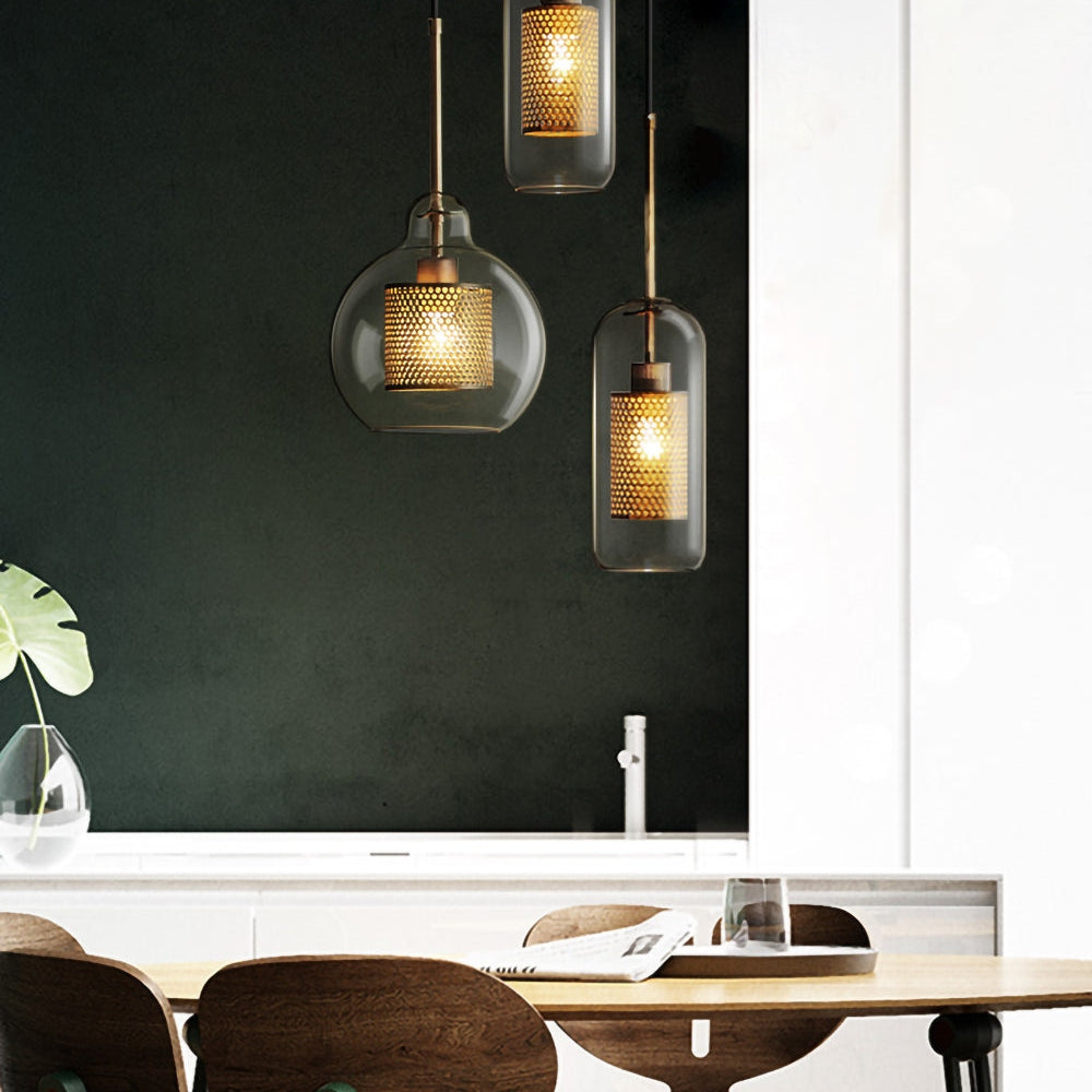 Chiswick Glass Ceiling Suspension Light Lighting Lobby