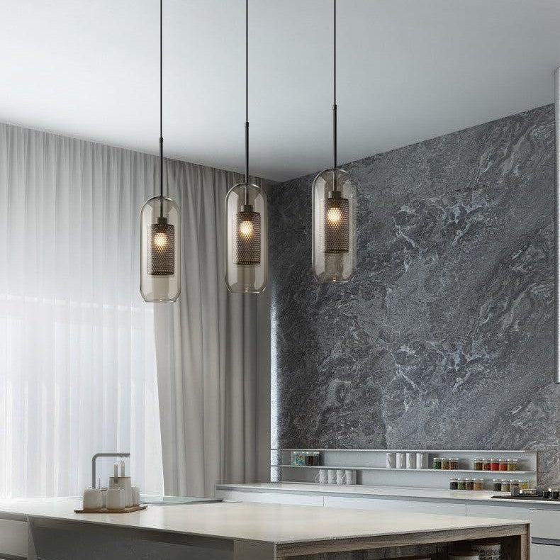 Chiswick Glass Ceiling Suspension Light Lighting Lobby
