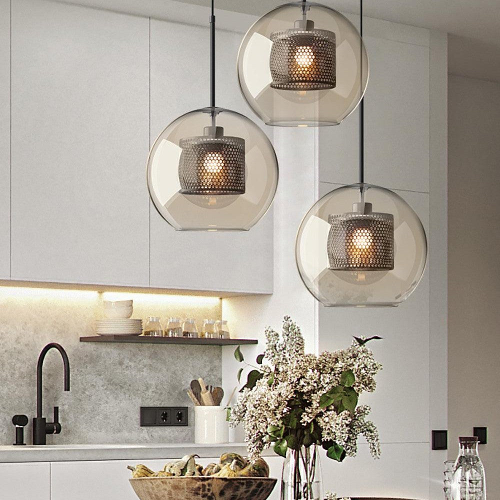 Chiswick Glass Ceiling Suspension Light Lighting Lobby