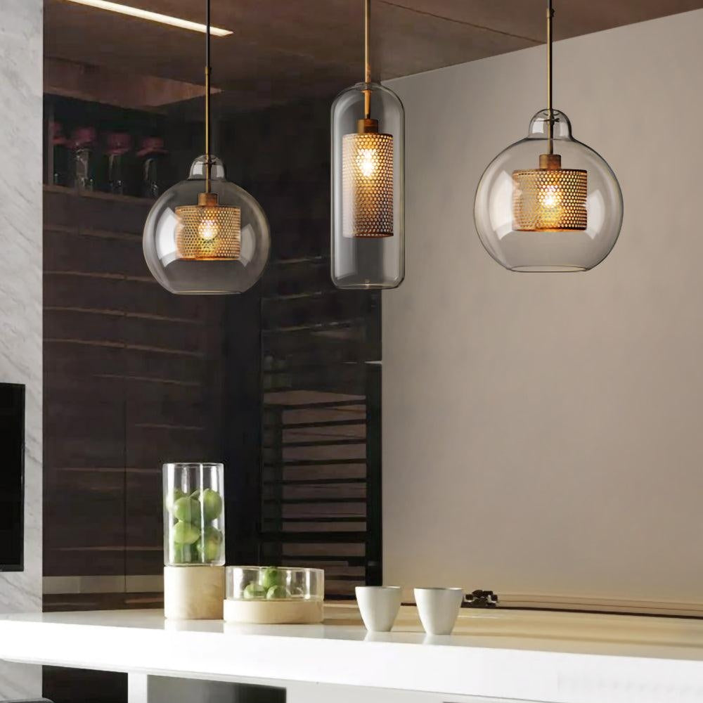 Chiswick Glass Ceiling Suspension Light Lighting Lobby