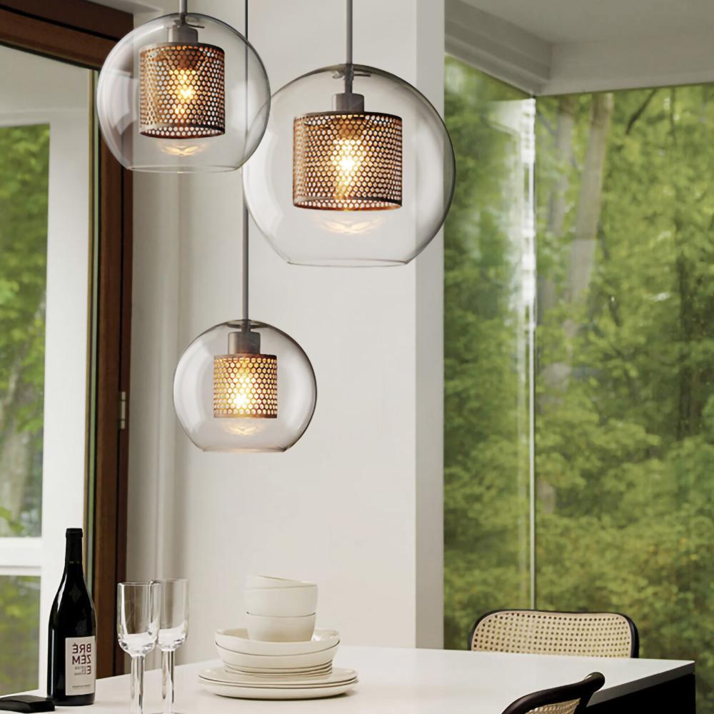 Chiswick Glass Ceiling Suspension Light Lighting Lobby