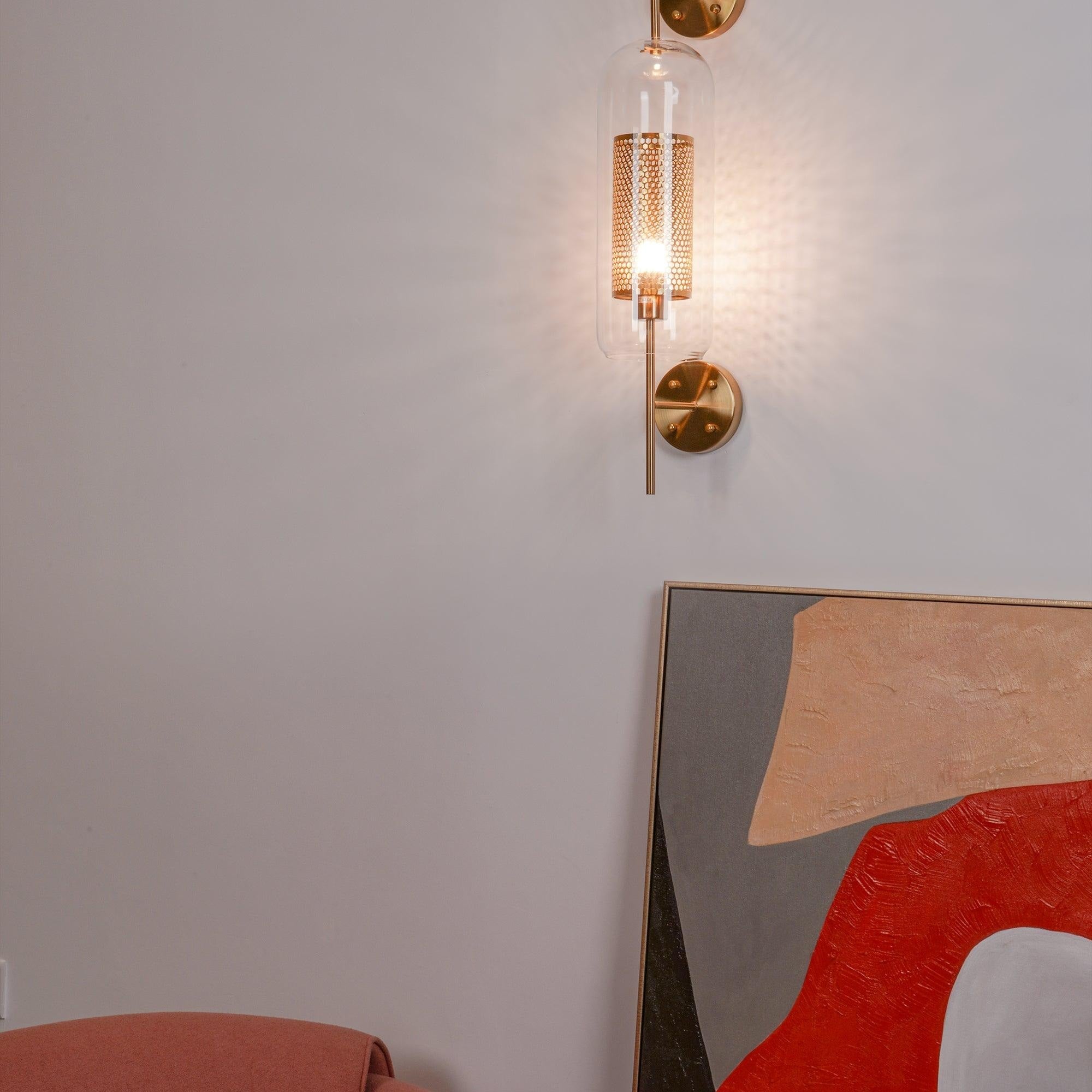 Chiswick Glass Sconce Light Lighting Lobby