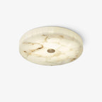 Circular Alabaster Ceiling Pendant Lighting Lobby