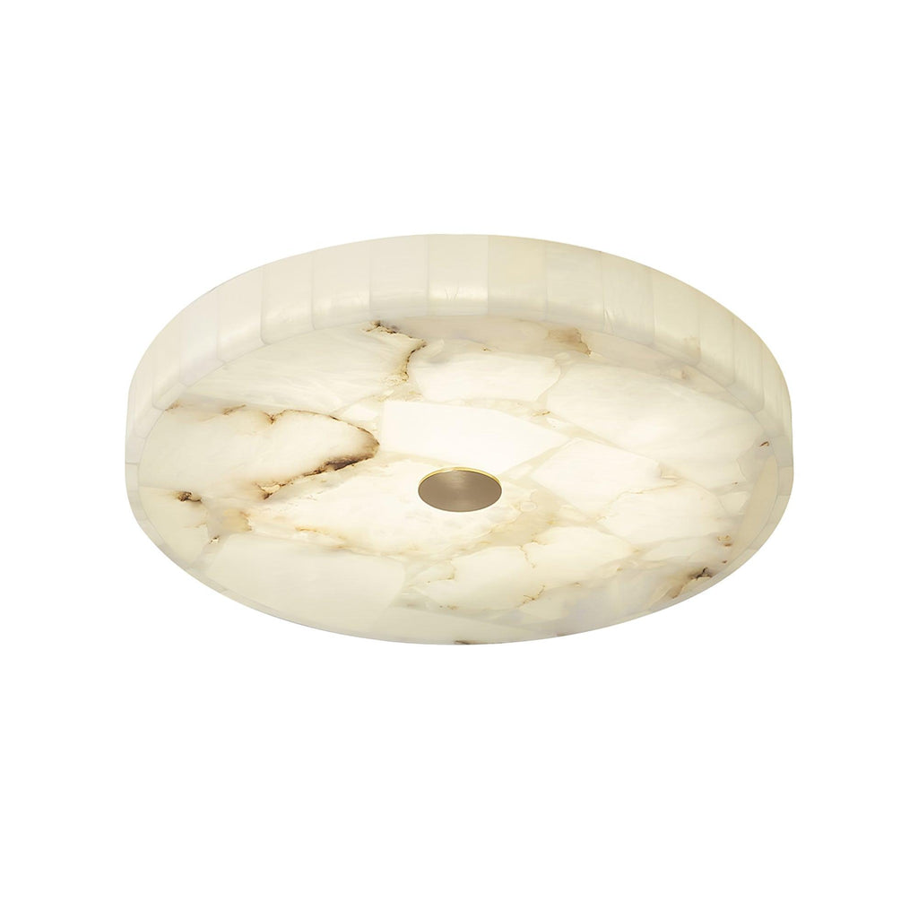 Circular Alabaster Ceiling Pendant Lighting Lobby