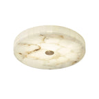 Circular Alabaster Ceiling Pendant Lighting Lobby