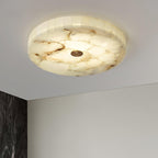 Circular Alabaster Ceiling Pendant Lighting Lobby