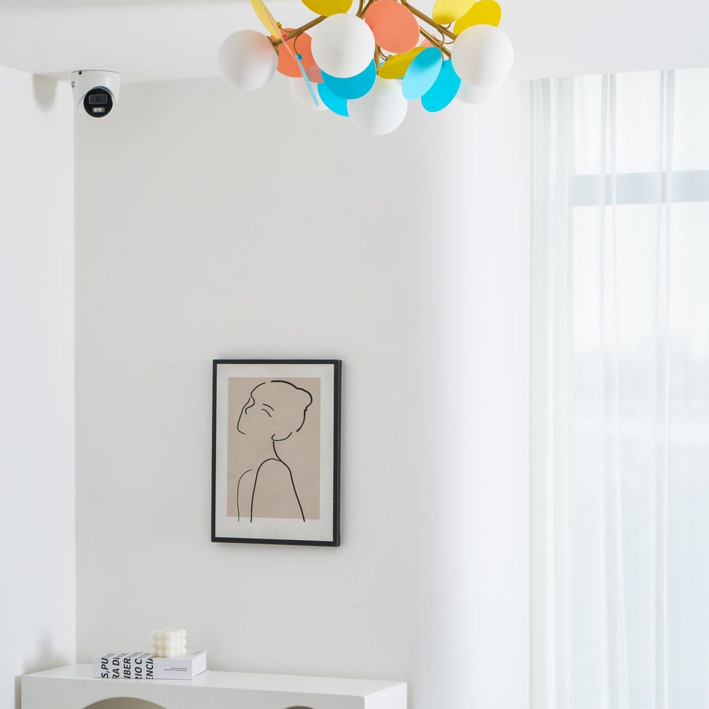 Circular Macaron Pendant Light Lighting Lobby