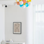 Circular Macaron Pendant Light Lighting Lobby