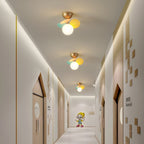 Circular Macaron Pendant Light Lighting Lobby