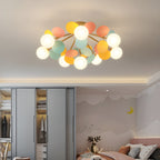 Circular Macaron Pendant Light Lighting Lobby
