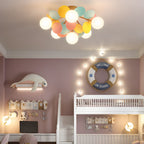 Circular Macaron Pendant Light Lighting Lobby