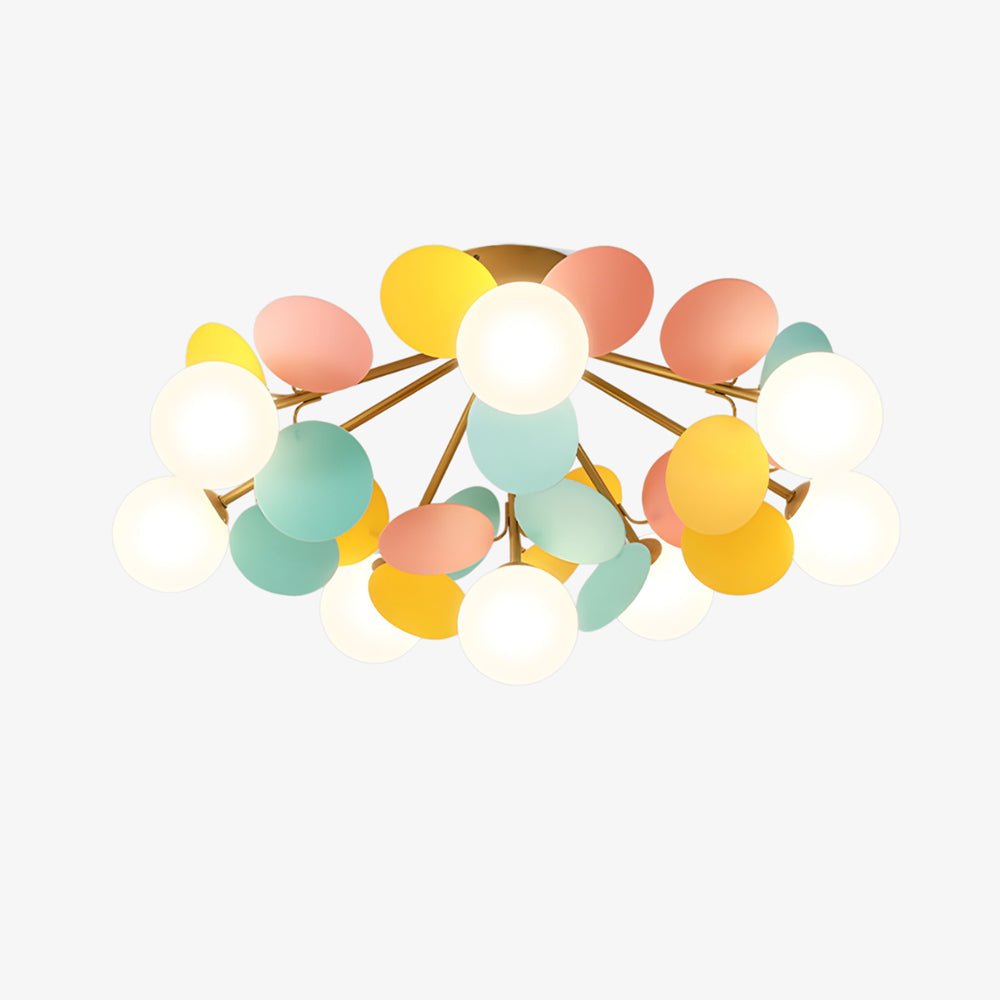 Circular Macaron Pendant Light Lighting Lobby