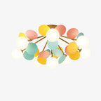 Circular Macaron Pendant Light Lighting Lobby
