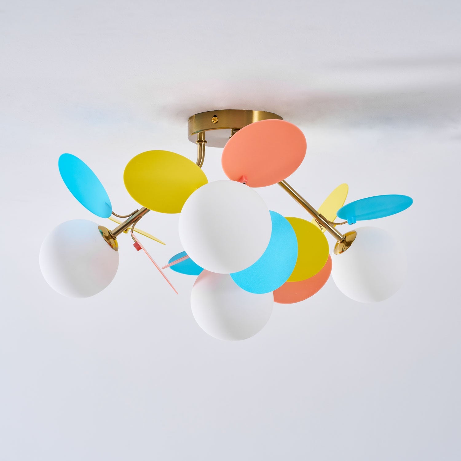 Circular Macaron Pendant Light Lighting Lobby