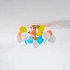 Circular Macaron Pendant Light Lighting Lobby