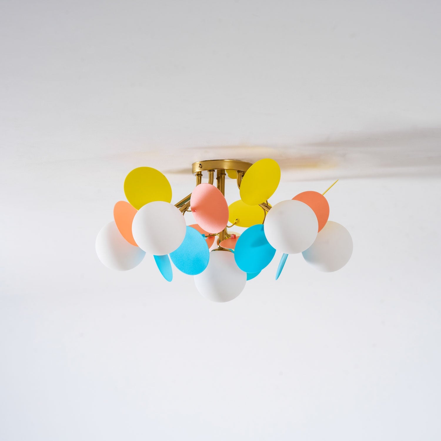 Circular Macaron Pendant Light Lighting Lobby