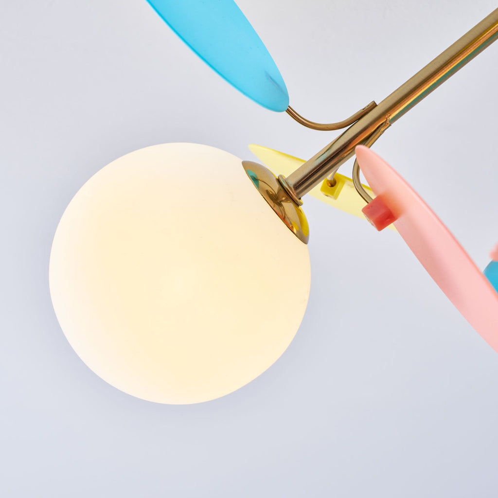Circular Macaron Pendant Light Lighting Lobby