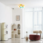 Circular Macaron Pendant Light Lighting Lobby