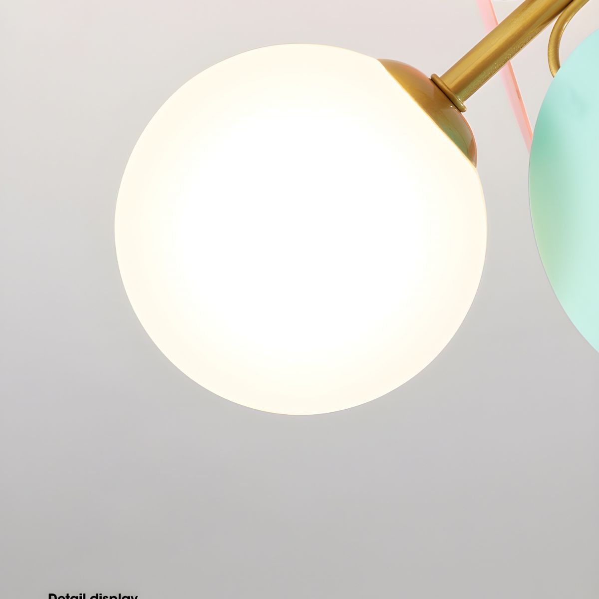 Circular Macaron Pendant Light Lighting Lobby