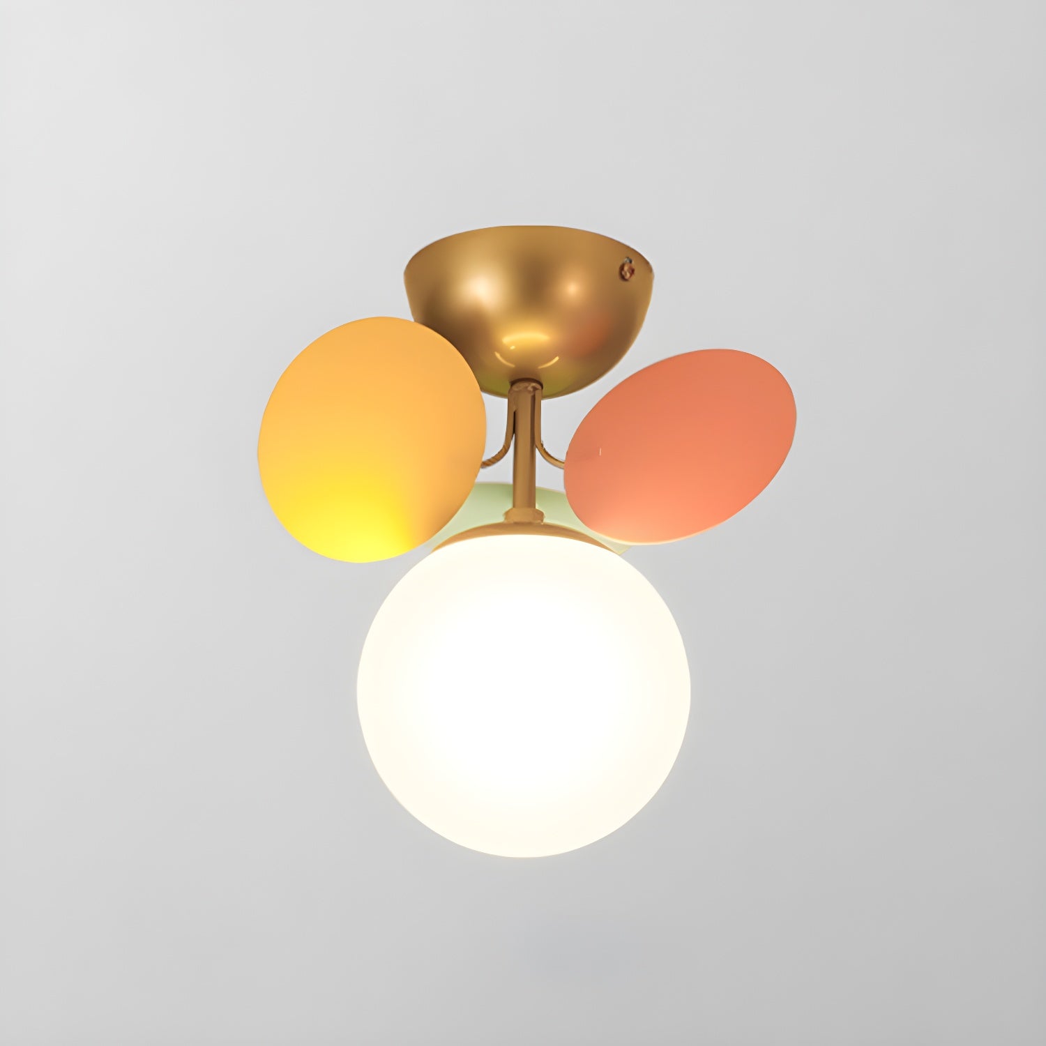 Circular Macaron Pendant Light Lighting Lobby