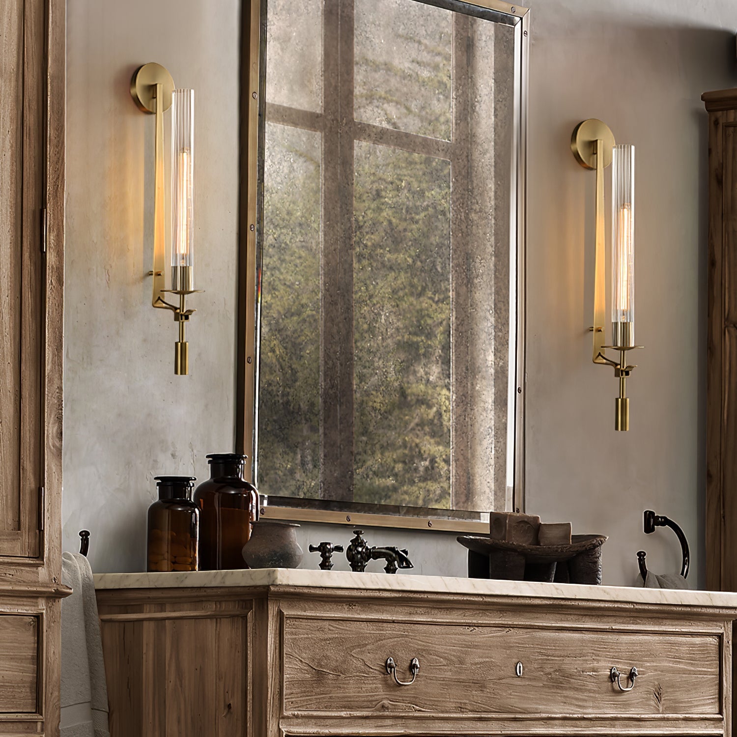 Classic French Wall Sconce Lighting Lobby