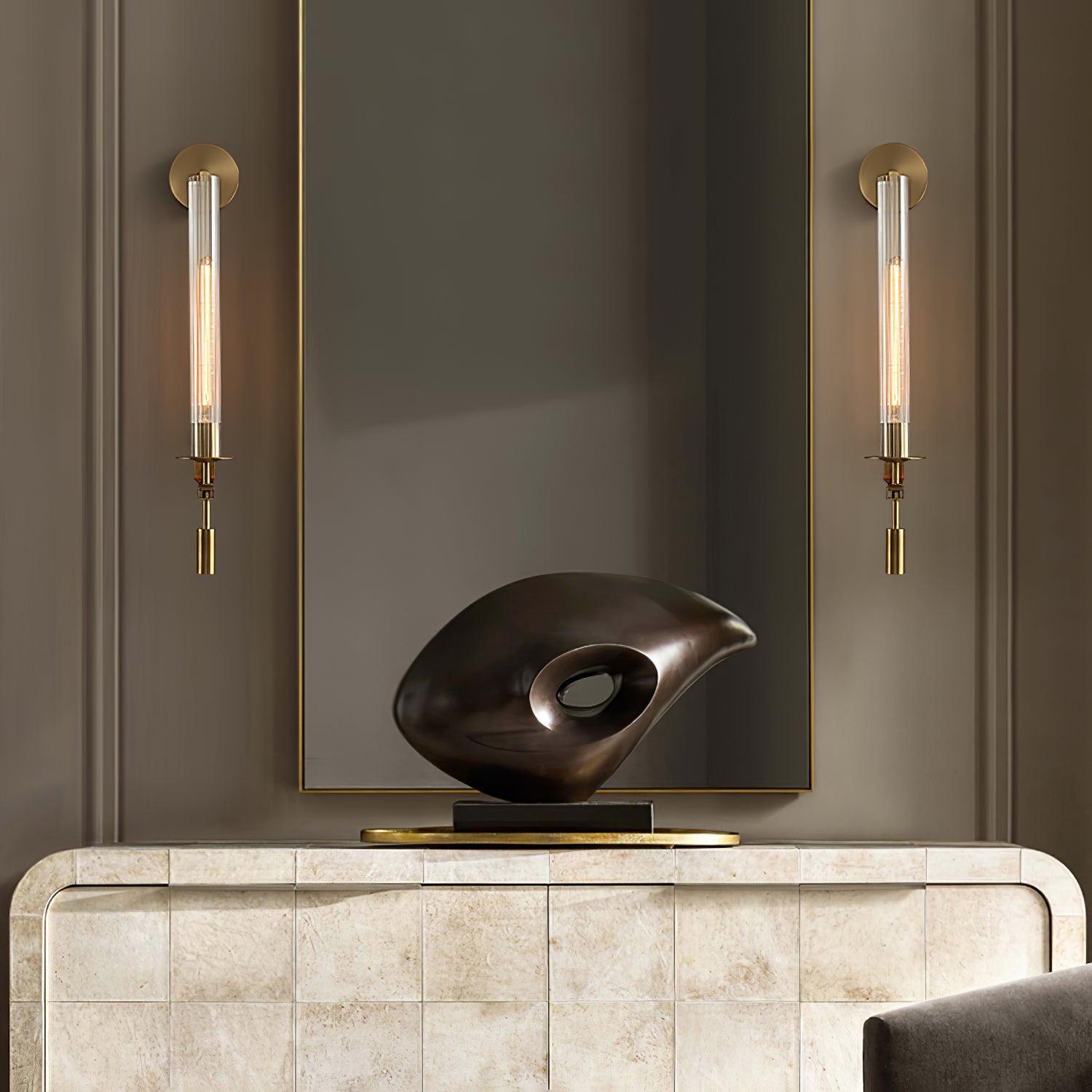 Classic French Wall Sconce Lighting Lobby