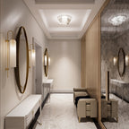 Contemporary Glass Ceiling Light Lighting Lobby