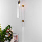 Contemporary Glass Plug-In Wall Sconce Lighting Lobby