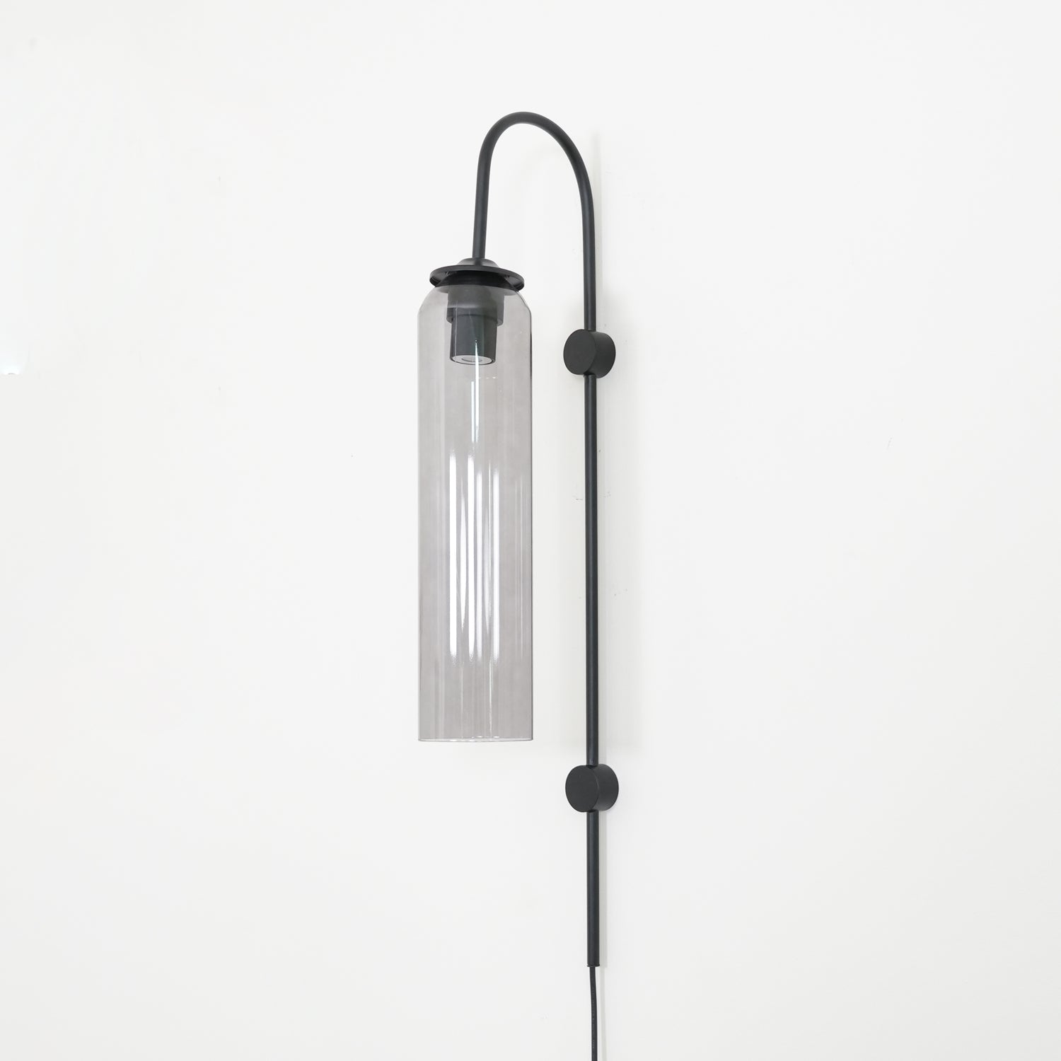 Contemporary Glass Plug-In Wall Sconce Lighting Lobby