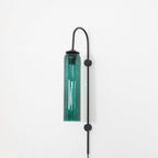 Contemporary Glass Plug-In Wall Sconce Lighting Lobby