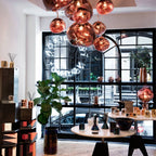 Contemporary Lava Ceiling Suspension Lighting Lobby
