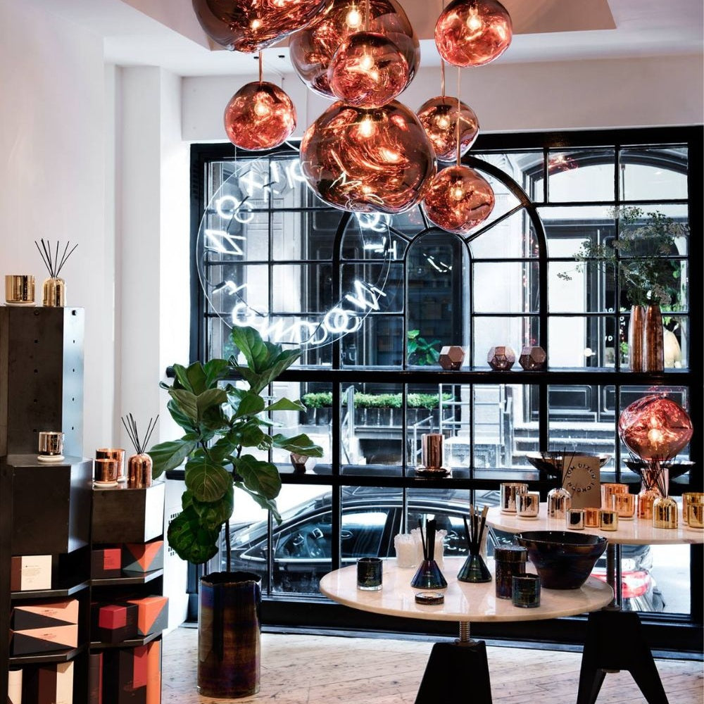 Contemporary Lava Ceiling Suspension Lighting Lobby