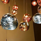 Contemporary Lava Ceiling Suspension Lighting Lobby